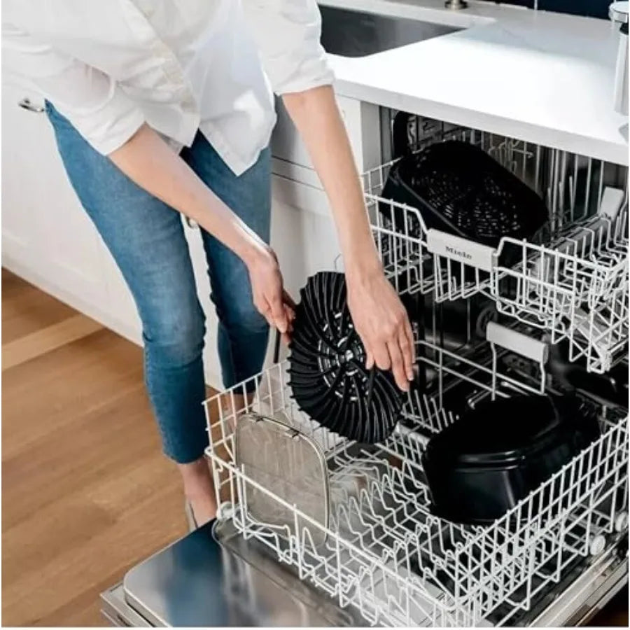 AG300 4in1 Indoor Grill with 4Quart Air Fryer for Healthy Cooking Features Roast Bake Function and Advanced Cyclonic Grilling T