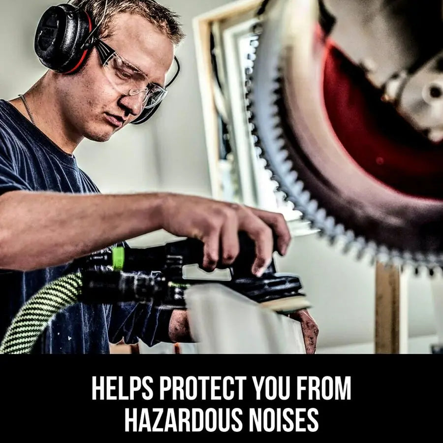 ProProtect Gel Cushions Electronic Hearing Protector, Noise Reduction Rating NRR 26 dB, Bluetooth Ear Muffs, HighFidelity Speake