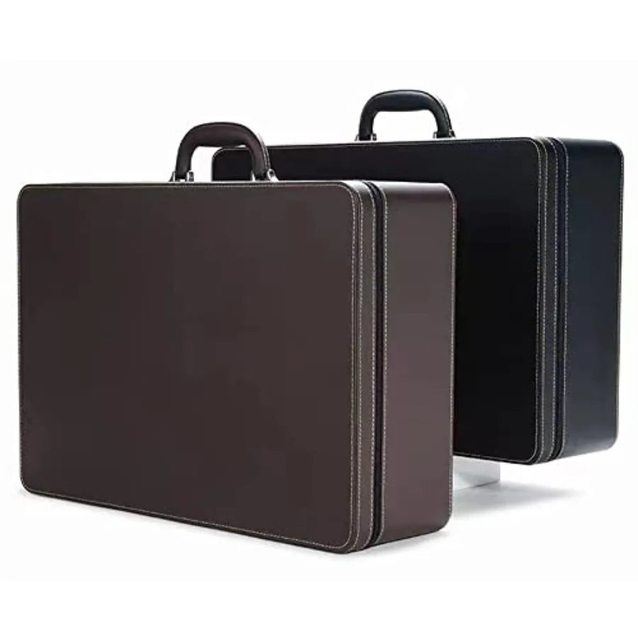 Jewelry Trays stacks Carriable with Handle Zipper Box Organizer Faux-Leather Accessory Case Storage L6 Layers